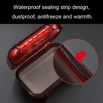 KZ ABS Resin Waterproof and Shockproof Sleeve Portable Earphone Storage Box - Image 8