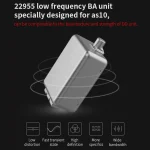 KZ AS10 Ten Unit Moving Iron In-ear HiFi Earphone with Microphone - Image 6