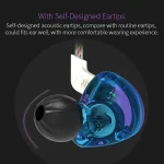 KZ ZST Circle Iron In-ear Mega Bass MP3 Dual Unit Earphone without Microphone - Image 11