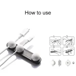 Magnetic Wire Take-up Cable Winder Magnetic Holder Desktop Storage - Image 5