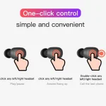 Bluedio TWS T-elf Bluetooth Version 5.0 In-Ear Bluetooth Headset with Headphone Charging Cabin, TWS T-elf - Image 4