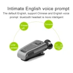 Fineblue F910 CSR4.1 Retractable Cable Caller Vibration Reminder Anti-theft Bluetooth Headset - Image 11