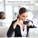 Fineblue F910 CSR4.1 Retractable Cable Caller Vibration Reminder Anti-theft Bluetooth Headset - Image 6