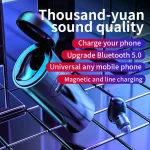 V21 Mini Single Ear Stereo Bluetooth V5.0 Wireless Earphones with Charging Box - Image 13