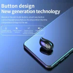 V21 Mini Single Ear Stereo Bluetooth V5.0 Wireless Earphones with Charging Box - Image 3