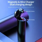 V21 Mini Single Ear Stereo Bluetooth V5.0 Wireless Earphones with Charging Box - Image 7