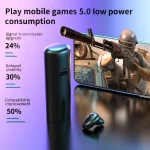 V21 Mini Single Ear Stereo Bluetooth V5.0 Wireless Earphones with Charging Box - Image 10