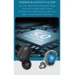 H6 TWS Bluetooth 5.0 Wireless Bluetooth Earphone with Digital Display & Charging Box, Support for Siri & HD Calls - Image 5