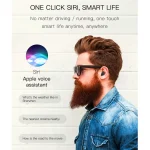 H6 TWS Bluetooth 5.0 Wireless Bluetooth Earphone with Digital Display & Charging Box, Support for Siri & HD Calls - Image 9