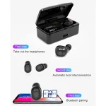 G10 TWS Bluetooth 5.0 Wireless Bluetooth Earphone with Charging Box, Support Digital Display & HD Call & Power Bank, G10 - Image 8