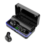 W12 IPX6 Waterproof Bluetooth 5.0 Touch Wireless Bluetooth Earphone with Charging Box, Support Power Digital Display & Breathing Light Bar & HD Call & Power Bank, W12 - Image 2