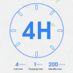 W12 IPX6 Waterproof Bluetooth 5.0 Touch Wireless Bluetooth Earphone with Charging Box, Support Power Digital Display & Breathing Light Bar & HD Call & Power Bank, W12 - Image 6