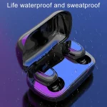 L-21 9D Sound Effects Bluetooth 5.0 Touch Wireless Bluetooth Earphone with Charging Box, Support HD Call, L-21 - Image 10