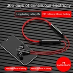 Q60 Magnetic Suction Universal Bluetooth Earphones Sport In Ear Stereo 5.0 Earphones - Image 15