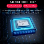 Q60 Magnetic Suction Universal Bluetooth Earphones Sport In Ear Stereo 5.0 Earphones - Image 16