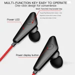 Q60 Magnetic Suction Universal Bluetooth Earphones Sport In Ear Stereo 5.0 Earphones - Image 8