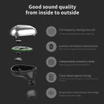 T50 6D Noise Cancelling Bluetooth V5.0 Wireless Bluetooth Headphone, Support Binaural Calls - Image 14