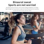 T50 6D Noise Cancelling Bluetooth V5.0 Wireless Bluetooth Headphone, Support Binaural Calls - Image 16