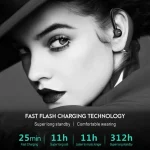 F680 Bluetooth 5.0 Fast Charging Wireless Business Sports Bluetooth Earphone - Image 11