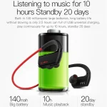 J2 Bluetooth 4.2 Binaural Hanging Type Wireless Sports Bluetooth Earphone, Built-in Memory - Image 6