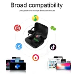 Q83 Wireless Ear-mounted Sports Bluetooth Earphone with Charging Box, Supports Three-screen LED Power Display & Power Bank - Image 13