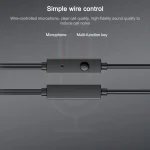 awei PC-6 Mini Stereo In-ear Wired Headset with Microphone - Image 6