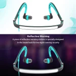 Mucro ML233 Foldable Wired Running Sports Headphones Night Neckband In-Ear Stereo Earphones, Cable Length: 1.2m, ML233 (Blue) - Image 5