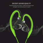 Mucro MB-232 Running In-Ear Sport Earbuds Earhook Wired Stereo Headphones for Jogging Gym - Image 6