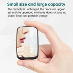 M9 Bluetooth 5.1 TWS Mirror Digital Display Wireless Bluetooth Earphone with Charging Box Flashlight , Support Touch & Siri & Battery Display, M9 (Black) - Image 12