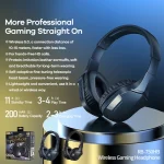 REMAX RB-750HB Wireless Gaming Bluetooth V5.0 Headphone - Image 4