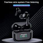 awei T29P Bluetooth V5.0 LED Digital Display Ture Wireless Sports IPX4 Waterproof TWS Headset with Charging Case - Image 11