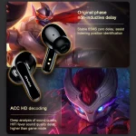 awei T35 Bluetooth V5.0 Ture Wireless Sports Game Dual Mode IPX5 Waterproof TWS Headset with Charging Case - Image 6