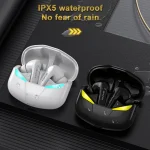 awei T35 Bluetooth V5.0 Ture Wireless Sports Game Dual Mode IPX5 Waterproof TWS Headset with Charging Case - Image 8