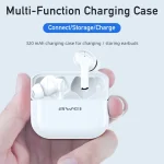 awei TA1 Bluetooth V5.0 Ture Wireless Sports ANC Noise Cancelling IPX4 Waterproof TWS Headset with Charging Case - Image 5