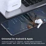 awei TA1 Bluetooth V5.0 Ture Wireless Sports ANC Noise Cancelling IPX4 Waterproof TWS Headset with Charging Case - Image 10