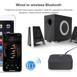 B11 Bluetooth 5.0 Receiver AUX NFC to 2 x RCA Audio Adapter - Image 7