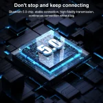 USAMS-IA04 Zero Sense Series Wireless Bluetooth 5.0 Mini TWS Earphone with Charging Box - Image 5