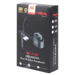 AIN MK-X18S USB Car Single Wireless Bluetooth Earphone with Charging Box, Support HD Call & Siri & Automatic Pairing, MK-X18S - Image 2