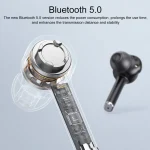 MI4 Bluetooth 5.0 LED Digital Display Intelligent Noise Reduction True Wireless Bluetooth Earphone - Image 6