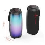 HOPESTAR P40 Bluetooth 5.0 Portable Waterproof Wireless Bluetooth Speaker, P40 (Black), P40 (Blue) - Image 2