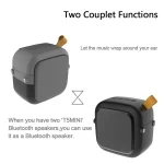 HB-200 Bluetooth 4.2 Portable Mini Wireless Bluetooth Speaker, HB-200 (Black), HB-200 (Grey), HB-200 (Blue), HB-200 (Red) - Image 5