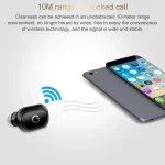H58 Bluetooth 4.1 Single In-ear Invisible Wireless Bluetooth Earphone - Image 4