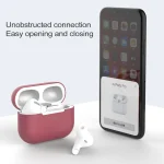 For AirPods Pro Silicone Wireless Earphone Protective Case Cover without Buckle - Image 6