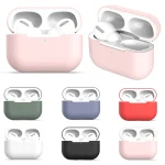 For AirPods Pro Silicone Wireless Earphone Protective Case Cover without Buckle - Image 2