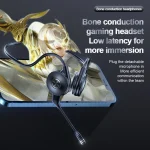 M-1 Back-mounted Touch Noise Reduction Bone Conduction Bluetooth Earphone with Detachable Microphone - Image 5