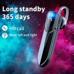 M81 CVC Noise Reduction Unilateral Business Ear-mounted Bluetooth Earphone, Support Siri & One for Two - Image 2