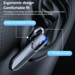 M81 CVC Noise Reduction Unilateral Business Ear-mounted Bluetooth Earphone, Support Siri & One for Two - Image 5