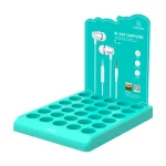 30 PCS USAMS EP-42 3.5mm Plating Metal In-ear Wired Earphone, Length: 1.2m, Test Tube Packaging, Test Tube Packaging - Image 2