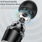 30 PCS USAMS EP-42 3.5mm Plating Metal In-ear Wired Earphone, Length: 1.2m, Test Tube Packaging, Test Tube Packaging - Image 3