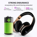 SN-P18 Foldable Bluetooth 4.0 Wireless Headset with Mic, Support TF Card - Image 2